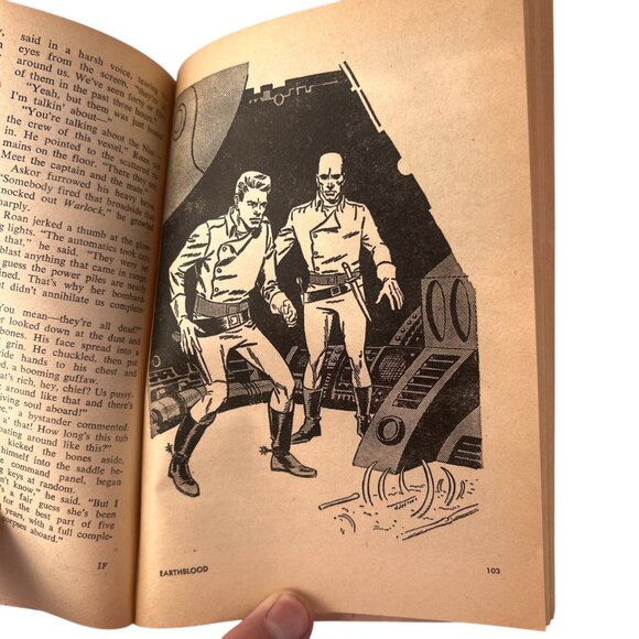 1966 IF Worlds of Science Fiction "The Weapons That Walked" by D.M. Melton - Picture 4 of 4